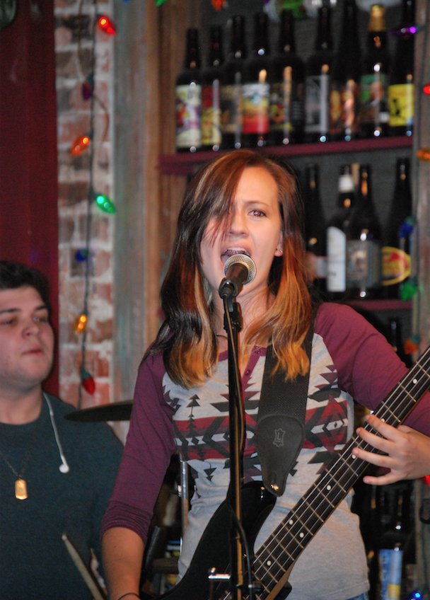 burningroseline's tweet photo. You really only need four strings to rock #Frontwoman #Bass #BurningRoseLine https://t.co/ZBDhIBSYqF