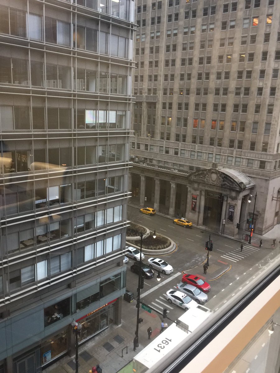 Not a bad meeting spot - back in Chi town