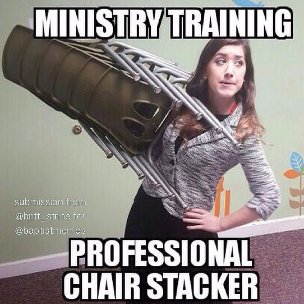 baptistmemes's tweet photo. -@gmx0
#BaptistMemes #ChairStacking https://t.co/yU9KlJRg9Q https://t.co/8riY7V8O6R