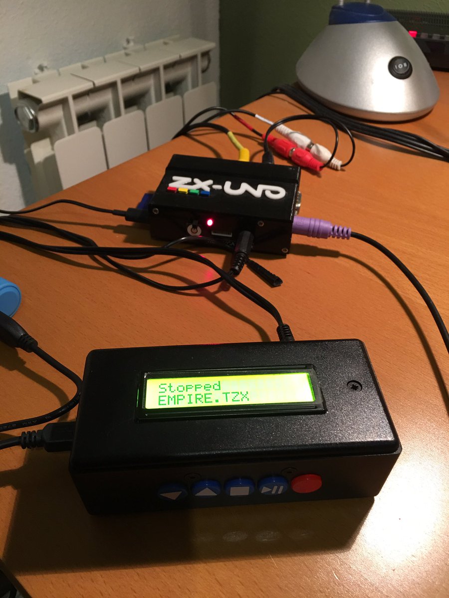 mapi20maperez's tweet photo. Funcionando!!!! It's works!!!! #ZX-Uno #TZXDuino 😂😂👏👏@pb48k https://t.co/FI0DQB7SuB