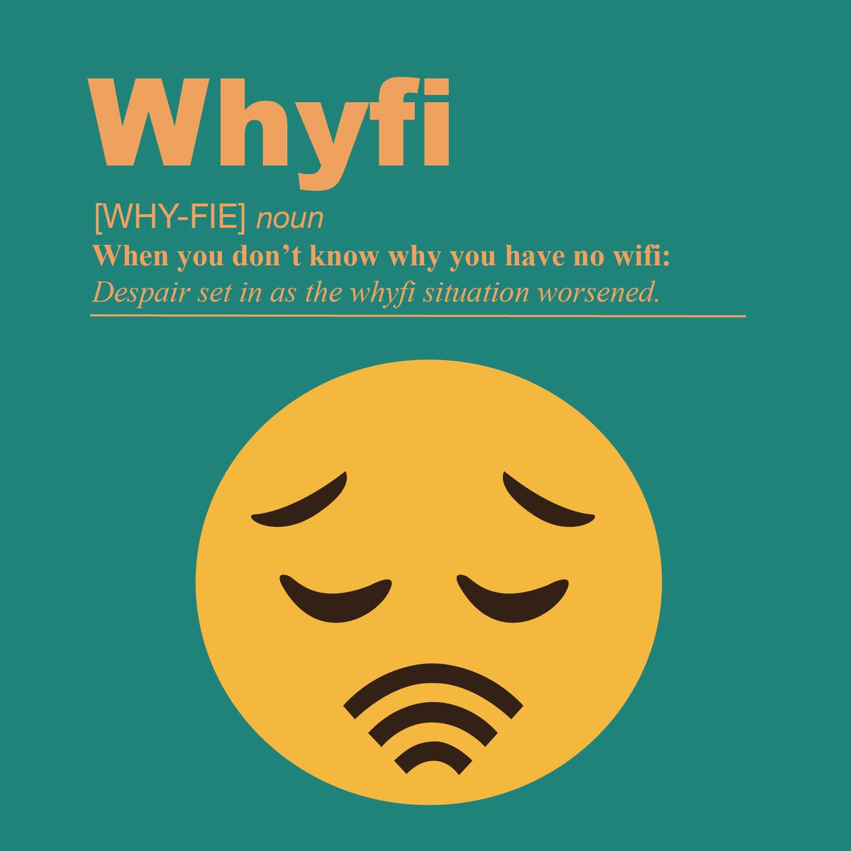 Habbadacken's tweet photo. #words #wifi #wtf https://t.co/H7kbCATpfY