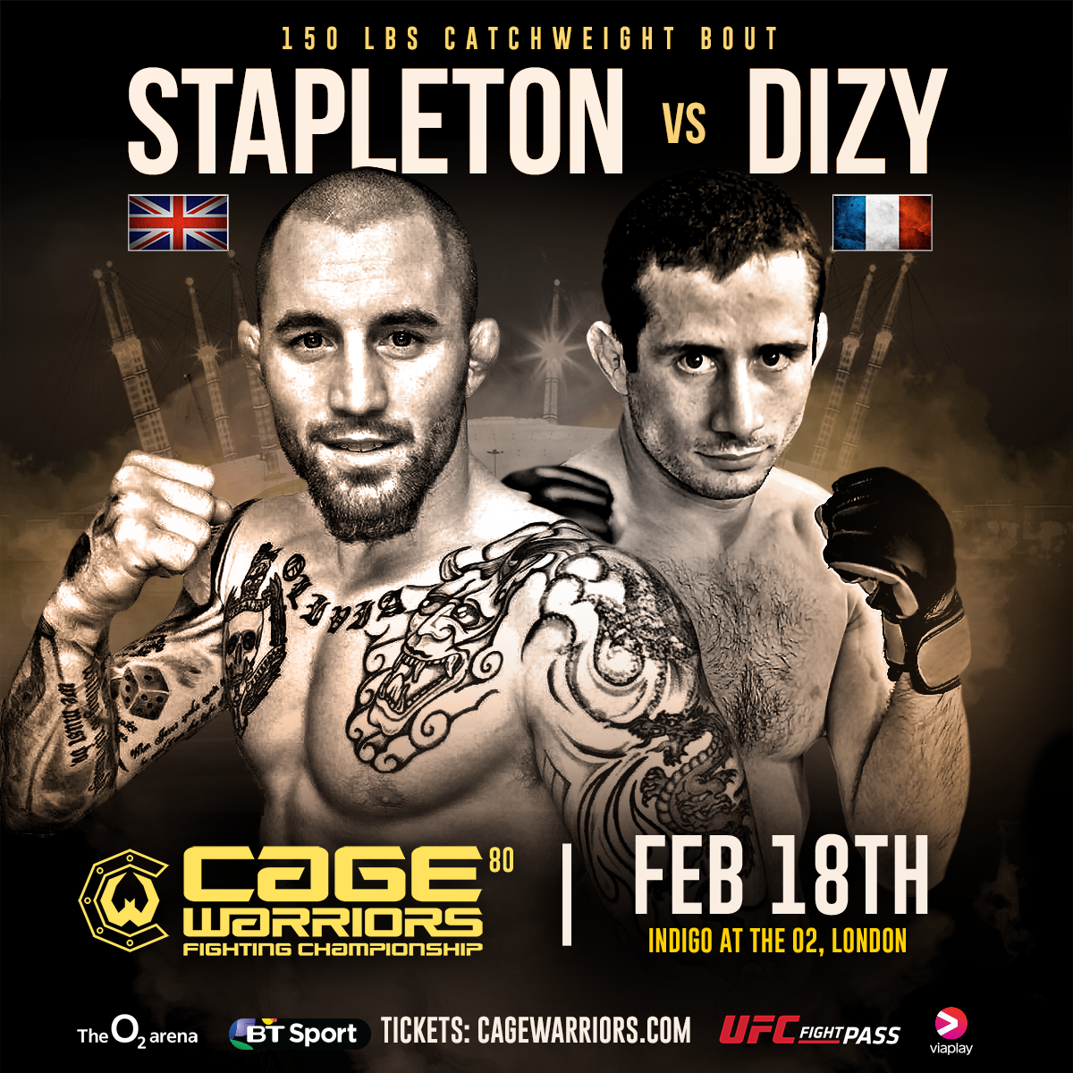 CageWarriors's tweet photo. Four new fights have been added to #CW80!

More info➡️https://t.co/8sPANkWvhg https://t.co/6WtUCypTlT