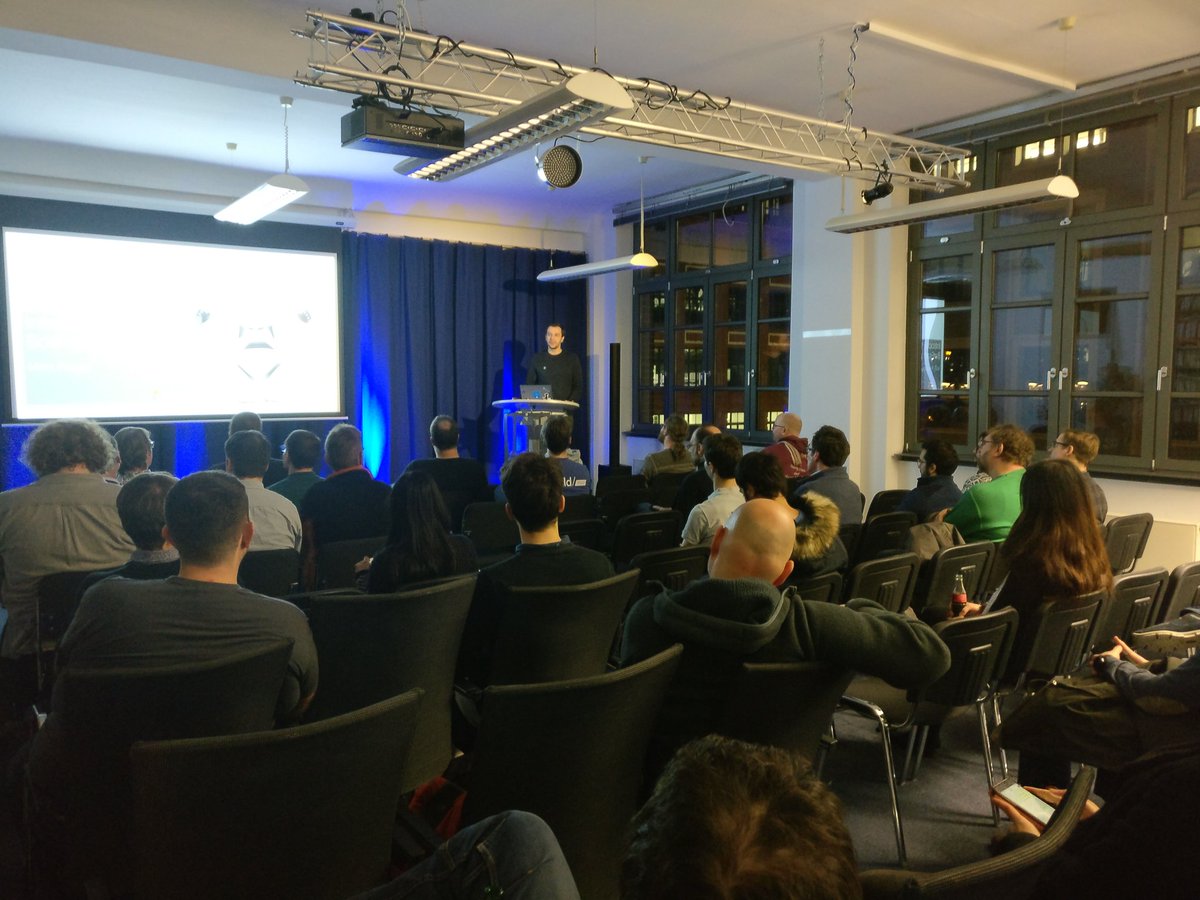 altnetberlin's tweet photo. Let's talk about bots! @mplogas at #nbug https://t.co/XgdbtyWYIL