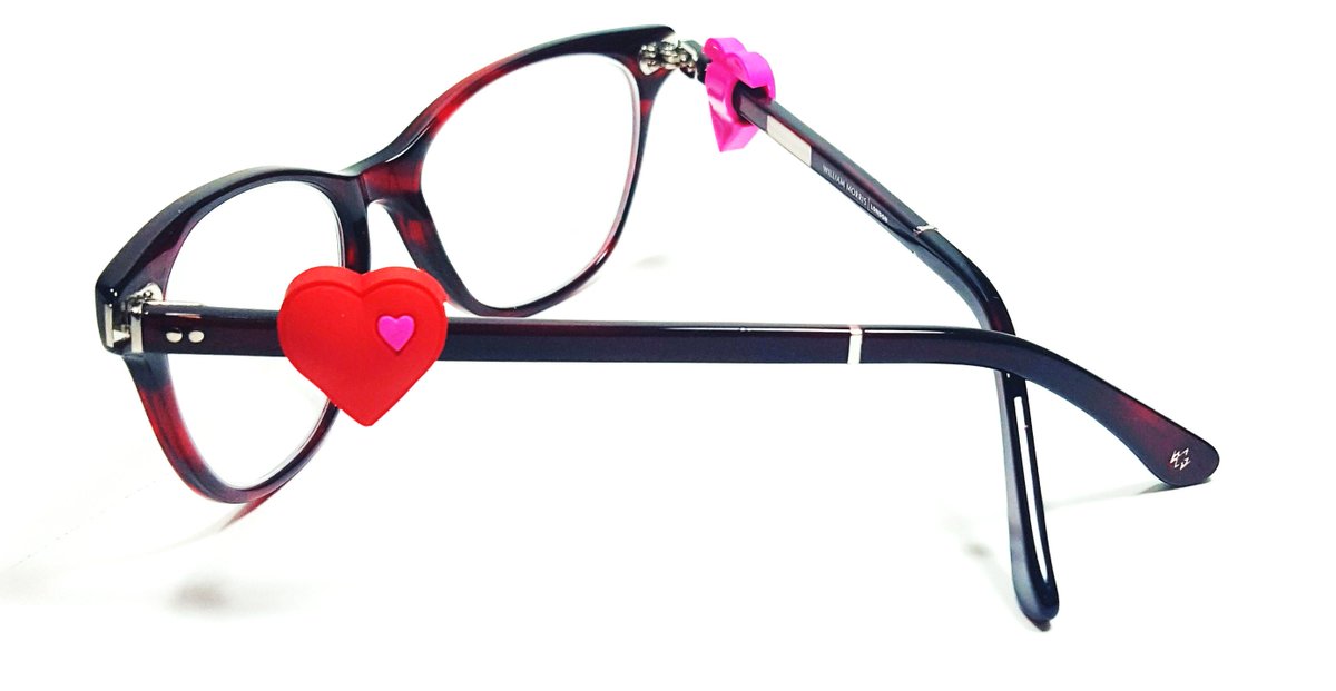 MyBlinx's tweet photo. #eyeloveblinx Removable soft silicone spectacle charms.  Heart Blinx £2.49 https://t.co/AUZGZIgvCk