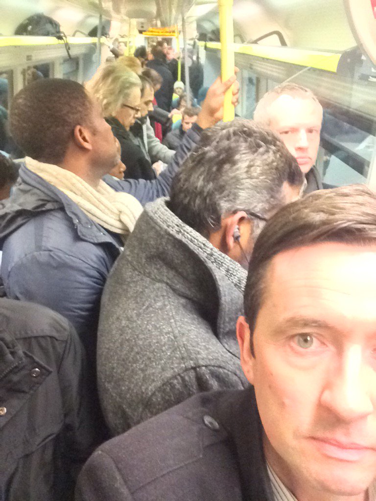 marcashdown's tweet image. Who needs strike days? Just another Southern commute in #cattleclass