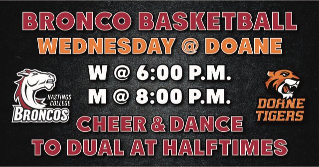 Life on the road. Join us tomorrow night for a conference battle against the Doane tigers! #weready