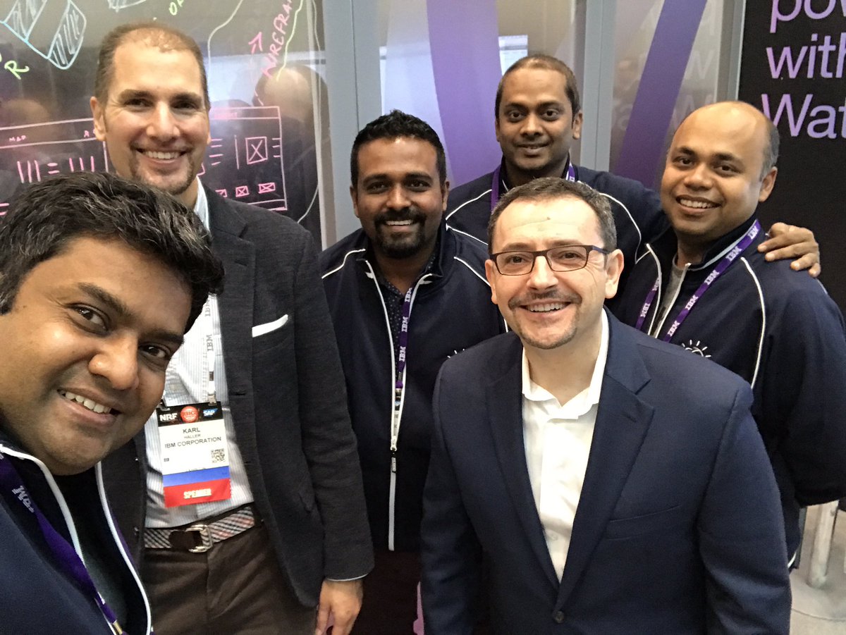 abvijaykumar's tweet photo. @jmantas great meeting you at #nrf17 #IBMMobileFirstForiOS #WatsonRetail https://t.co/SJgfIfdEmr