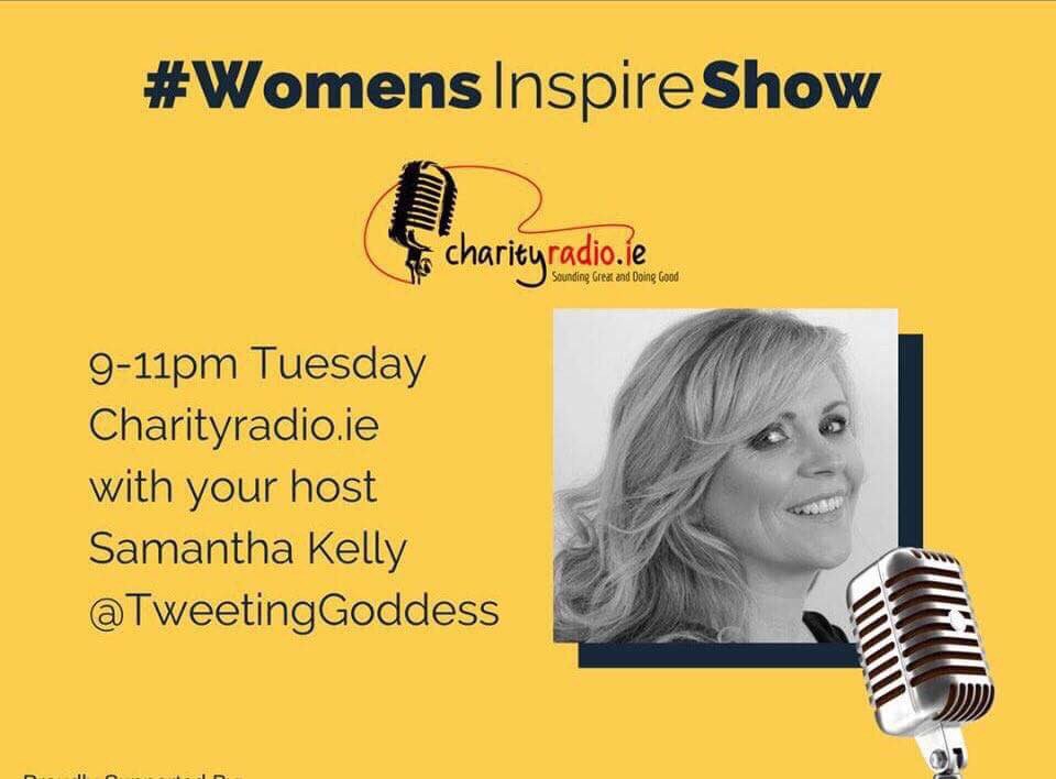 WomensInspireIE's tweet photo. Tonight 17th January #womensinspire will be 2 HOURS now 9-11 pm please RT to spread the word listen to @AllCharityRadio @Tweetinggoddess https://t.co/K1puxFFzT0