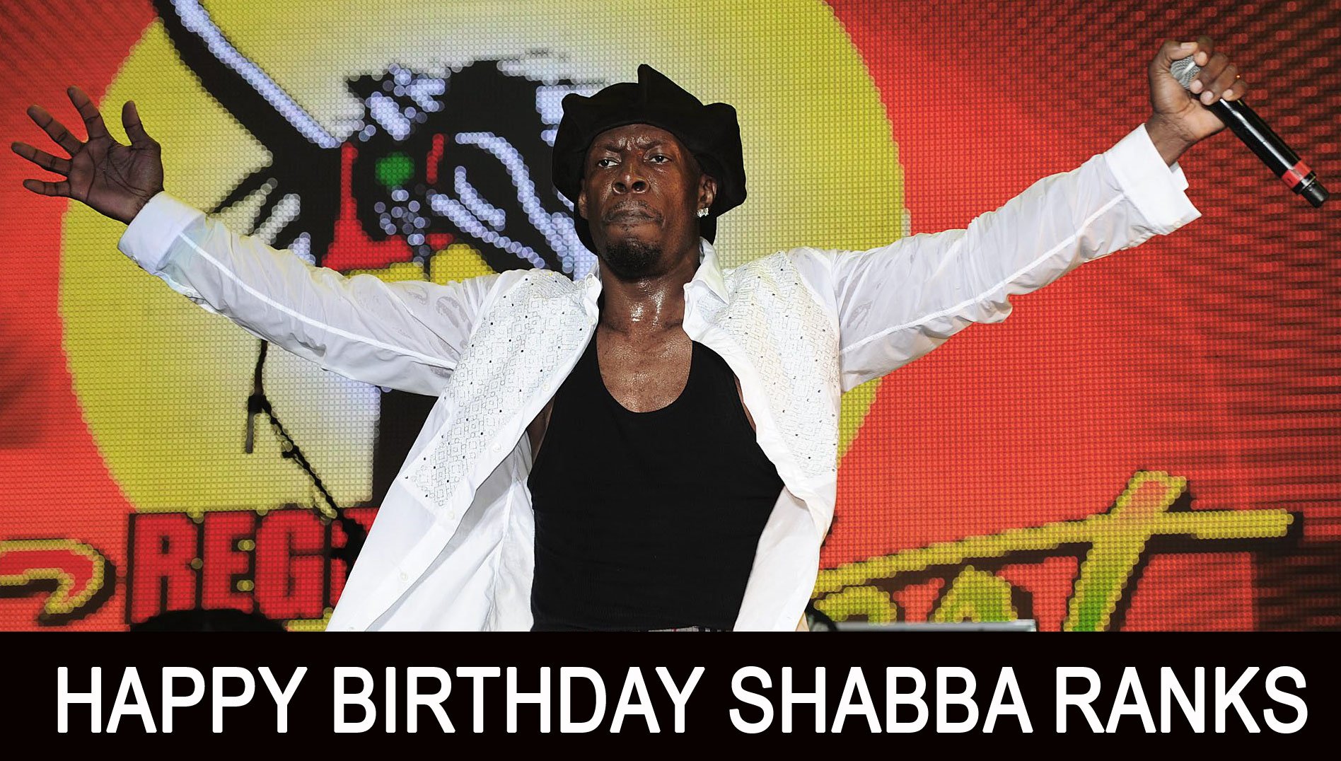 Help us wish Rexton Ralston Fernando Gordon aka Shabba Ranks a Happy Birthday!  