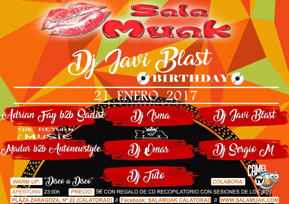 adrianfay's tweet photo. Este finde viene movidito. El viernes programa, y el sábado celebración por todo lo alto en sala muak #yoquieroturron https://t.co/ZmKXmhmOJo