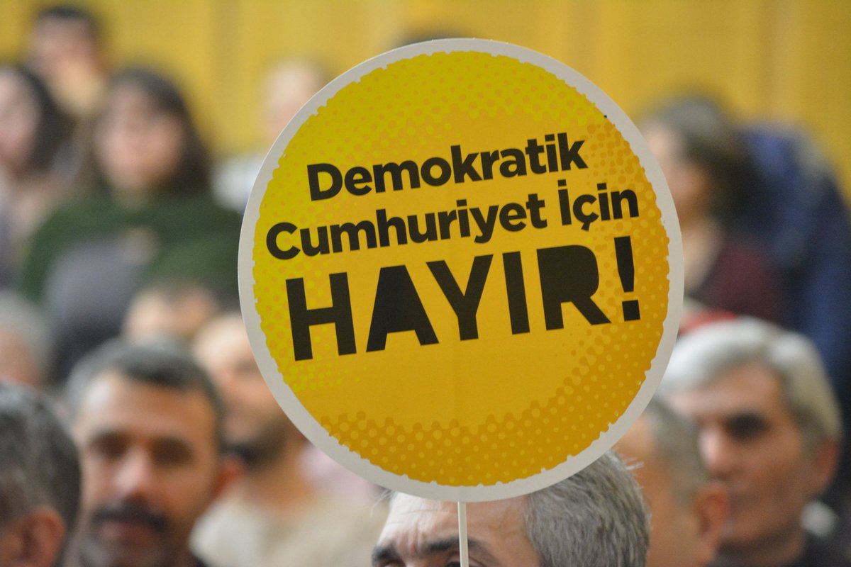 DEMGenelMerkezi's tweet photo. Halkların Bir Arada, Eşit Birlikteliği İçin HAYIR! #HDPhayırDiyor https://t.co/EL9gyLj2IB