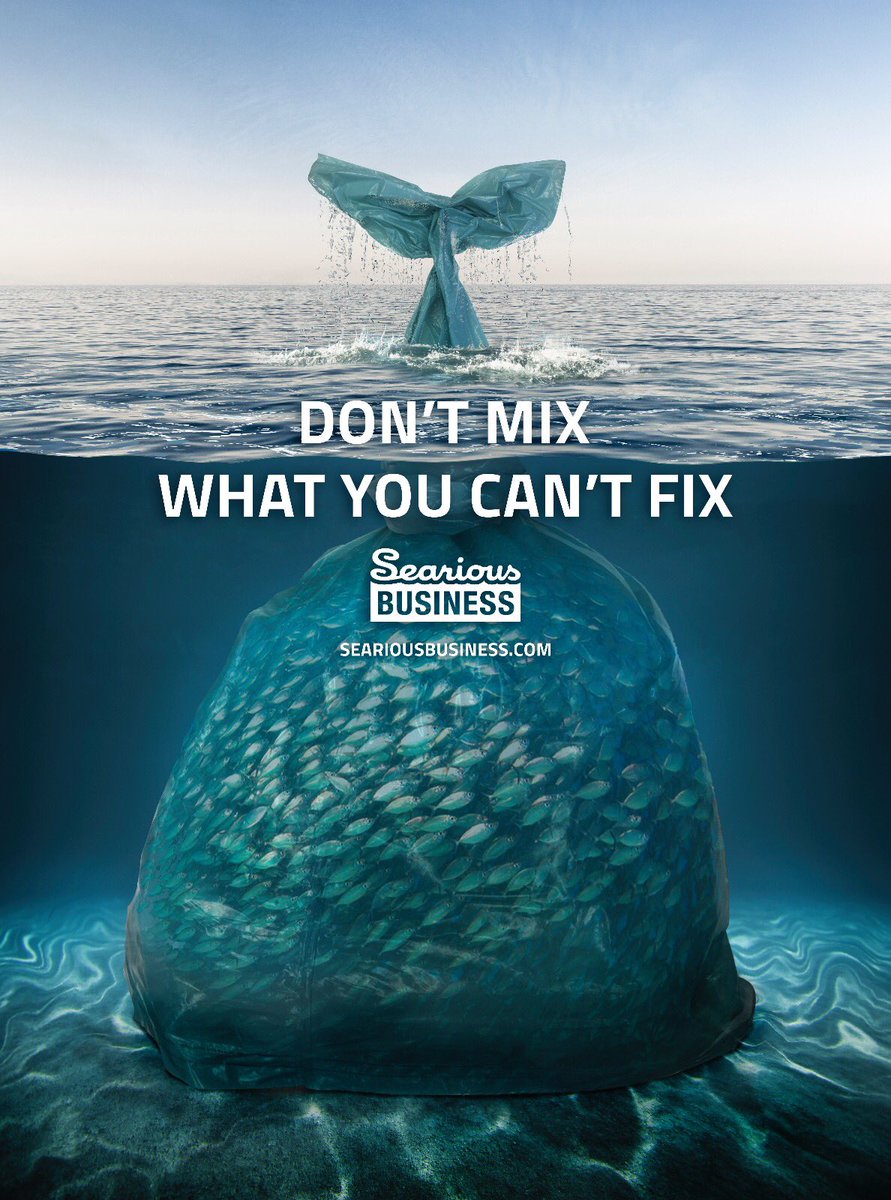 strategobrands's tweet photo. En met dit beeld starten we de campagne "don't mix what you can't fix" #design #branding #cleanuptheoceans https://t.co/ZZo9PpQyWk