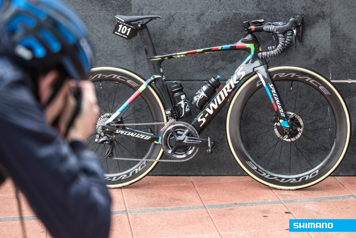 RideShimano's tweet photo. DURA-ACE R9170 meets the media. #R9100series #SystemSupremacy https://t.co/PLxz2WTM5U