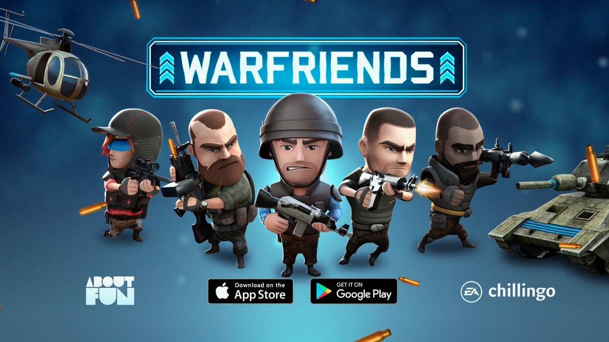 EAMobile's tweet image. Unleash hell online &amp;amp; wage war against your friends! #WarFriends
@AppStore: apple.co/2iL7SpX 
@GooglePlay: bit.ly/2jvOXQo