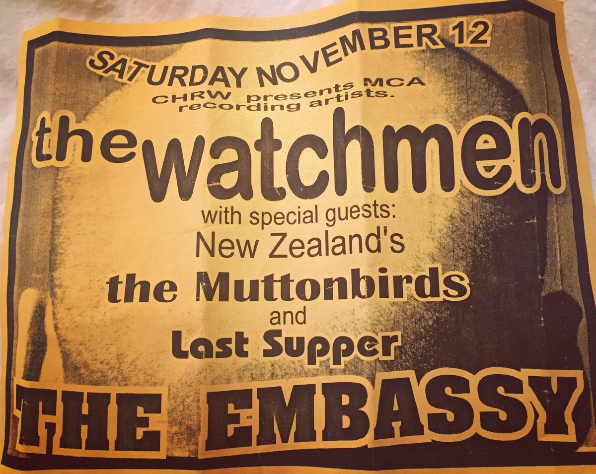 Watchmenmusic's tweet photo. Who remembers when we shared the stage with this great band from New Zealand? #TheMuttonBirds @DonMcGlashan https://t.co/rrzgIqrhJ0