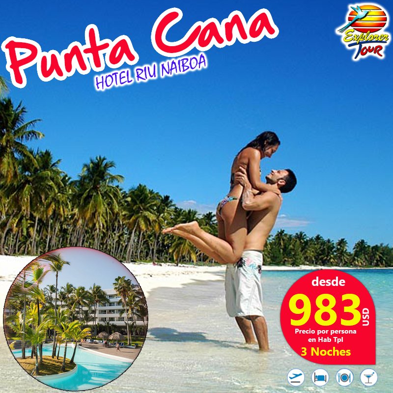 ExplorerTour_ec's tweet photo. MEGA OFERTAS PUNTA CANA AL ESTILO RIU salidas desde 1ro al 31 marzo, MEJOR PRECIO DEL MERCADO ☎2508871 / 2222531 / 0999463647  
@EcuProm https://t.co/TRbyyGJlLv