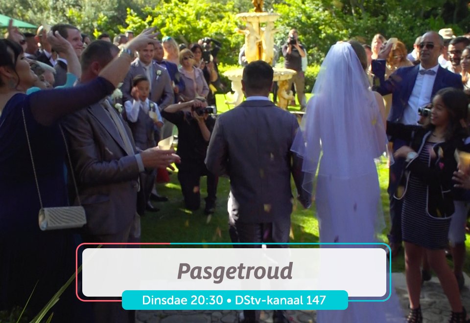 viatv's tweet photo. Wat het jy van Inge en Sharl se pragtige #Pasgetroud-troue gedink? https://t.co/028UXqE8nY
