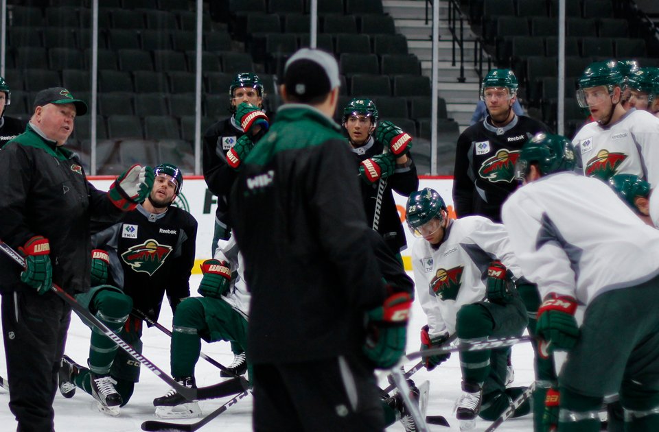 #mnwild getting ready for four home games this week. First: #NJDvsMIN.   📷 → ow.ly/gkoG3085St9 https://t.co/fvsf0yTkLc