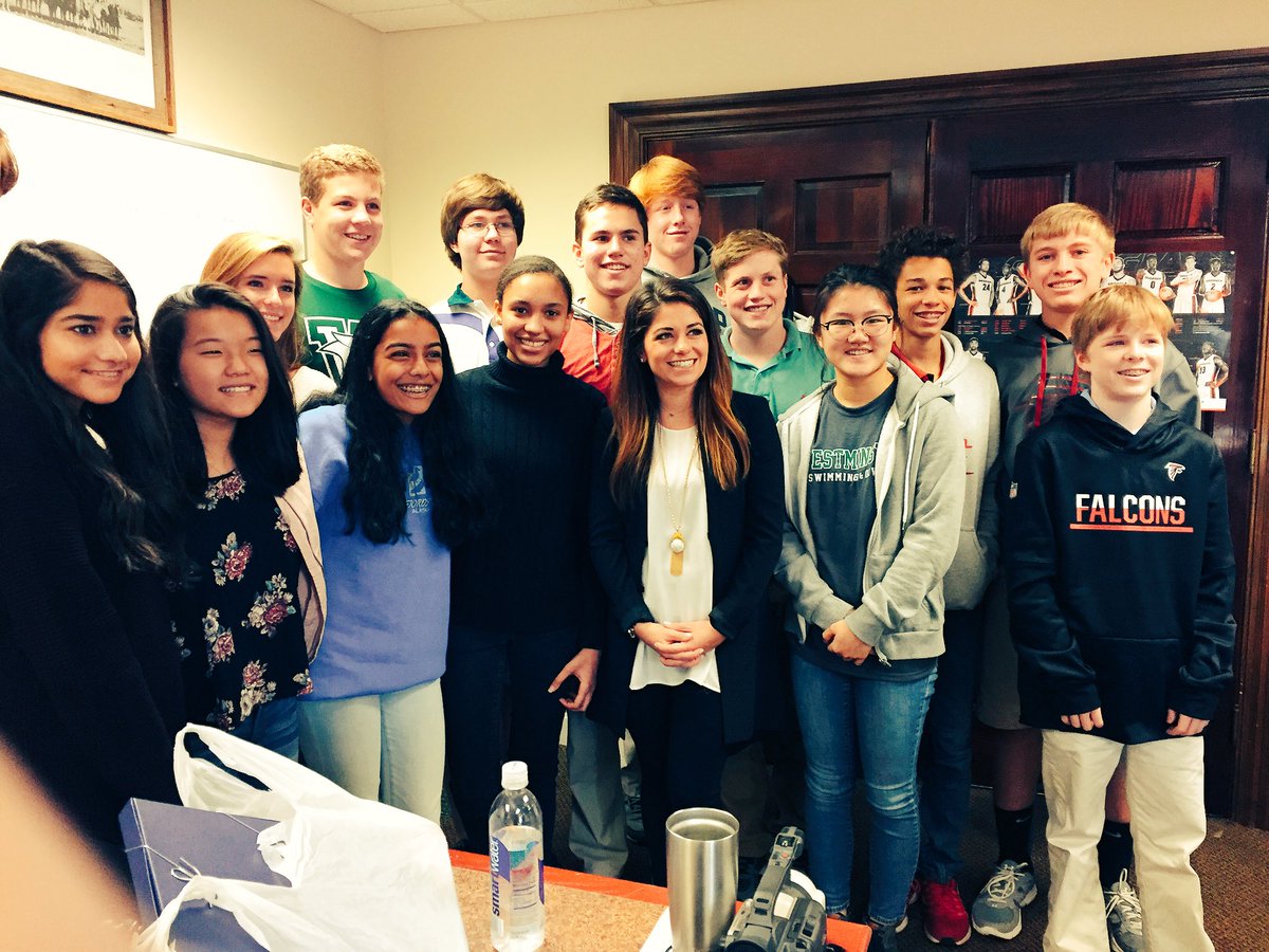 KA_Fitz's tweet photo. Had a great time speaking to the future of the Broadcasting Industry! A big thanks to the students &amp; staff at @WestminsterATL for having me https://t.co/yqvsUfOSqS