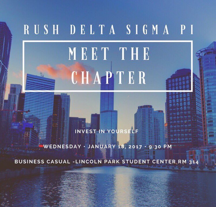 It's Recruitment Week! See you all tomorrow!!