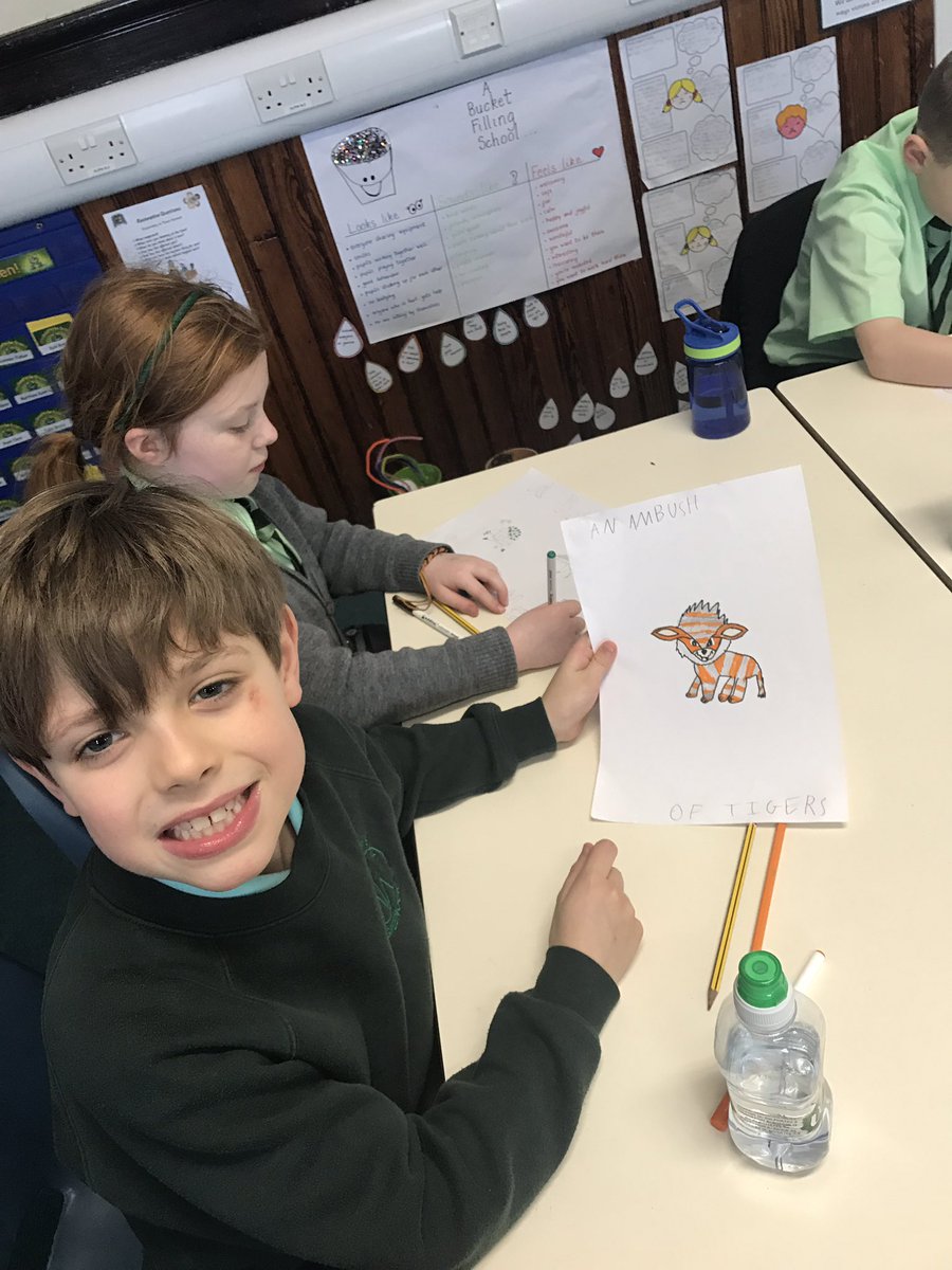 StMarysPS14's tweet photo. Creating posters and flashcards to help us memorise collective nouns πβοΈπ¨
#toolsforreading #toolsforwriting
#literacy https://t.co/nKLjXmsTZ4