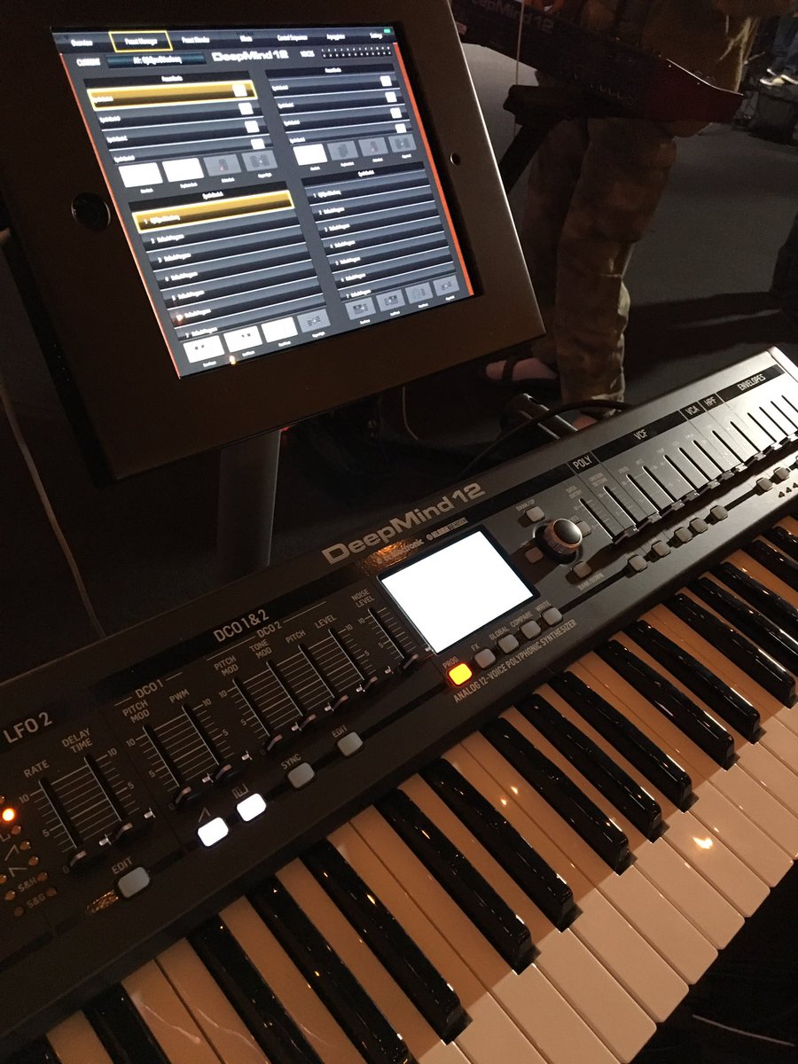 Behringer's tweet photo. Can we play all of them? #synthathon https://t.co/fciY327cFY