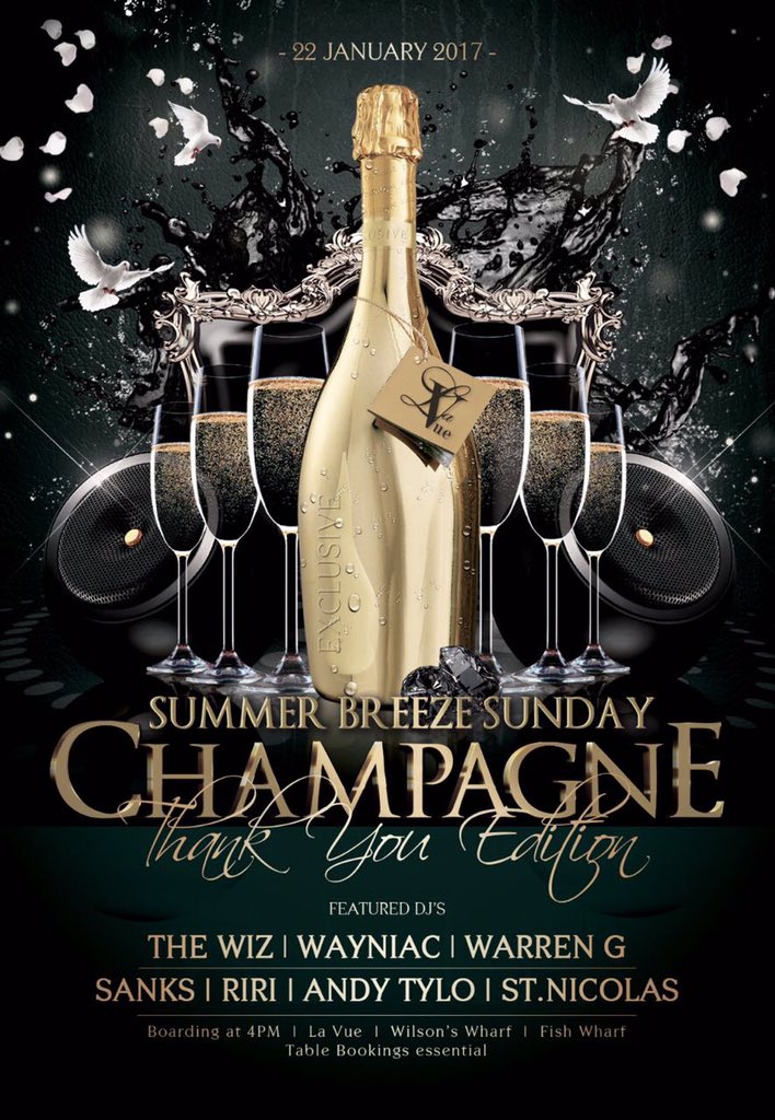 EventsCd's tweet image. One Day in February is not enough..
Join us this Sunday for SummerBreeze Sunday's#thechampagneedition#moetchandon#verve#champagnelife#lavue