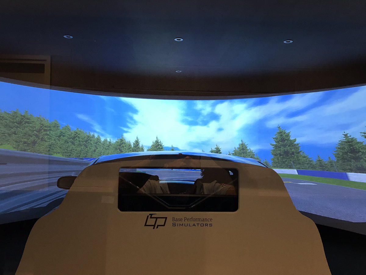 YJSRacing's tweet photo. Great day training in the @BaseSimulators with LMS winning Aston Martin driver @DarrenTurner007 #shavingseconds https://t.co/qdtg8yWrQd