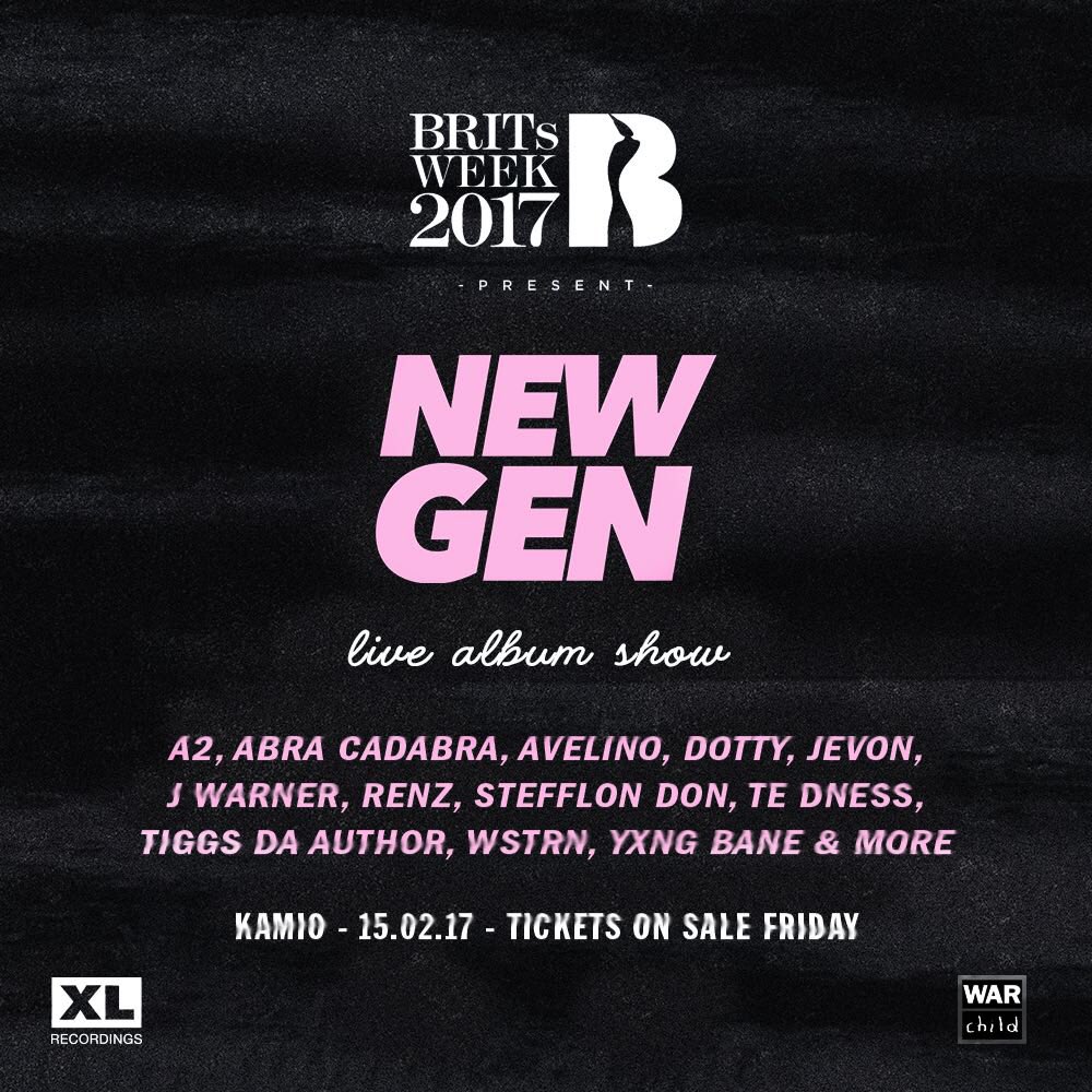 IAmSimiGee's tweet photo. We've teamed up with @BRITs & @WarChildUK for the #NewGenLive album show. Tickets on sale Friday. Not to be missed! 🆖🍾 https://t.co/qdErjHDCqO