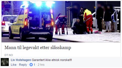 kommentarfilter's tweet photo. Hvorfor slenger man ut slike kommentarer i lokalavisen? Hva vinner man på slike utsagn? #lokalavis #DT #Nyheter https://t.co/jASp6Ht6c0