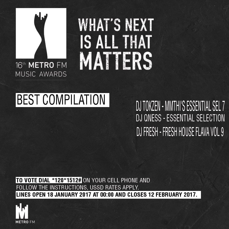METROFMSA's tweet photo. #MMA16 The #BestCompilationAlbum nominees are... https://t.co/CGVm9tB0RZ