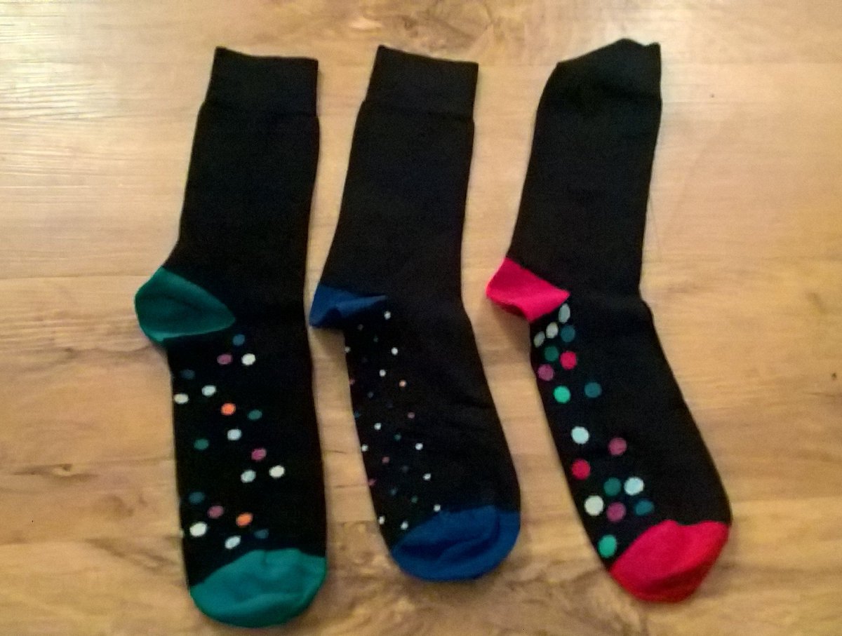JayneTurner7's tweet photo. Three men in the house. Matching socks increasingly becoming a nightmare! #FirstWorldProblem #AMothersWork https://t.co/fZRpqLAchX