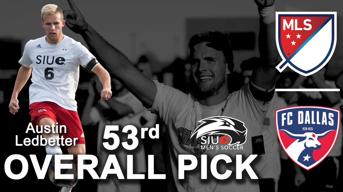 Congratulations to <a href="/SIUEMensSoccer/">SIUE Men's Soccer</a>'s Austin Ledbetter for being drafted 53rd overall by <a href="/FCDallas/">FC Dallas</a> in the <a href="/MLS/">Major League Soccer</a> #SuperDraft! #SIUENation