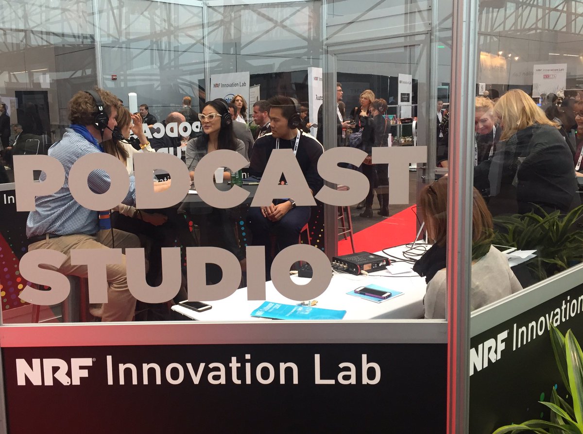 TrendalyticsCo's tweet photo. LIVE from the podcast studio at #NRF17 @TheKarenMoon and @achiou2450 talking with @aposner of Beauty Skew 🎤🎧 https://t.co/AUyX3JRS0F