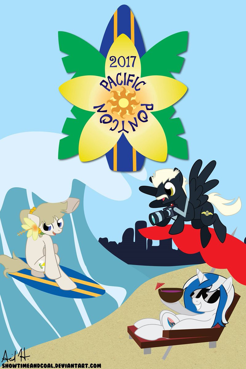 CaptShowtime's tweet photo. It was an honor to be the con merch artist for @Pacific_PonyCon

Thank you for having me! I'd love to work for you again! #pacificponycon https://t.co/ve19ntXjzg