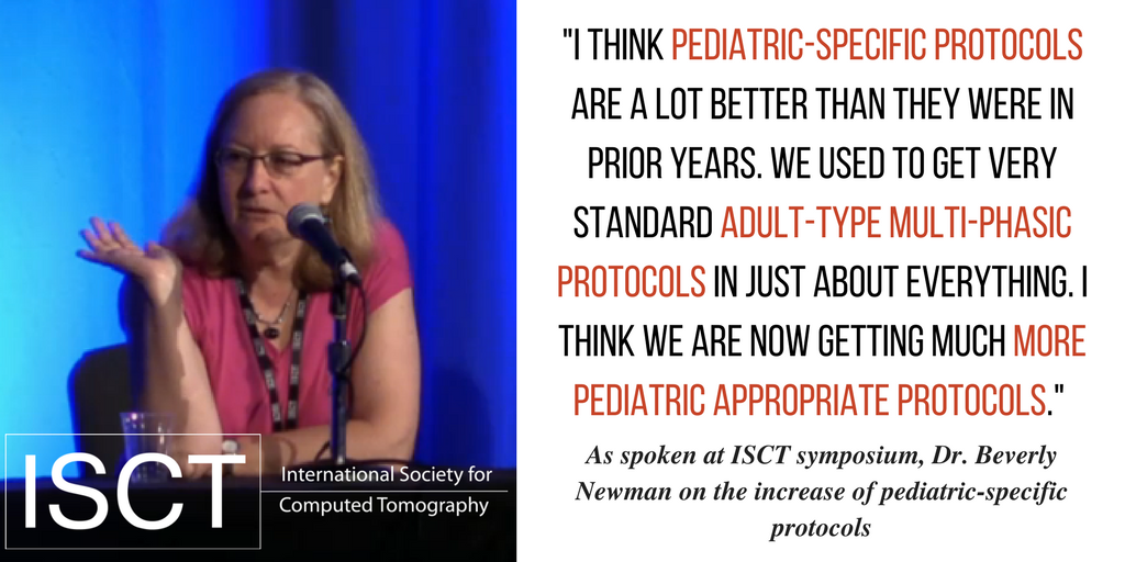 ISCTrad's tweet photo. Dr. Beverly Newman from @StanfordChild discussing the increase of pediatric-adapted protocol in #radiology. #ISCTDaily https://t.co/mucYSR6ptM