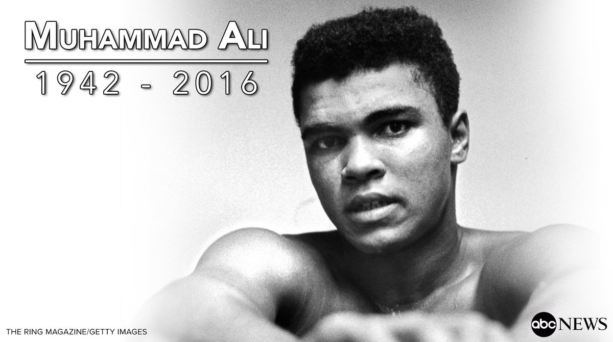 WORLDSTAR's tweet photo. Muhammad Ali was born on this day 75 years ago.

Rest in peace to an icon and legend... https://t.co/QN1dlZX7rX