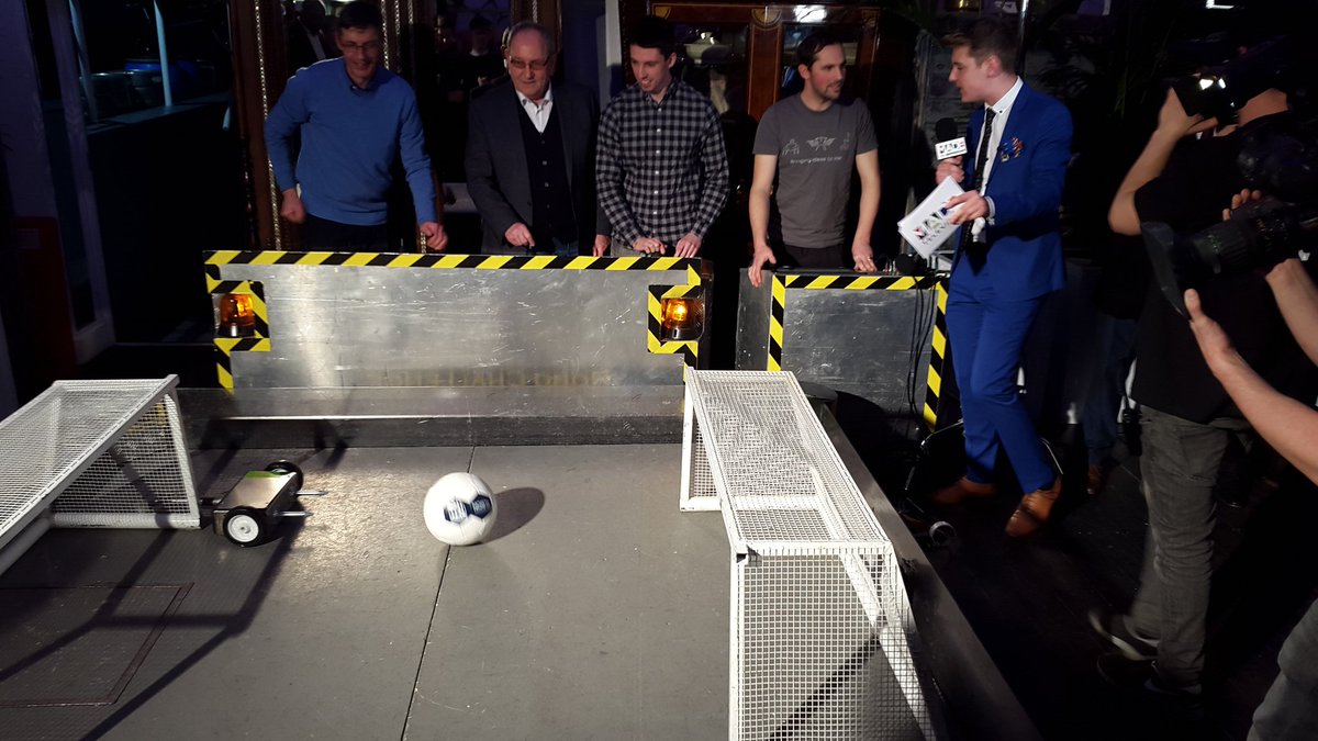 LTVBirmingham's tweet photo. @CCfunkandsoul or @georgehancorn? #livefrombham #robotwars https://t.co/6QG2O99Zaz