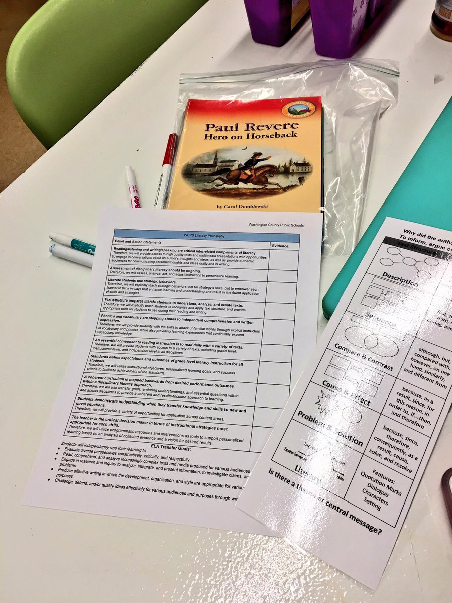 Discovering the power of identifying Text Structure!  Thanks <a href="/CarlyPumphrey/">Carly Pumphrey</a> &amp; <a href="/lahanks76/">Lura A. Hanks</a> for your insight.  #wcpsmdchat