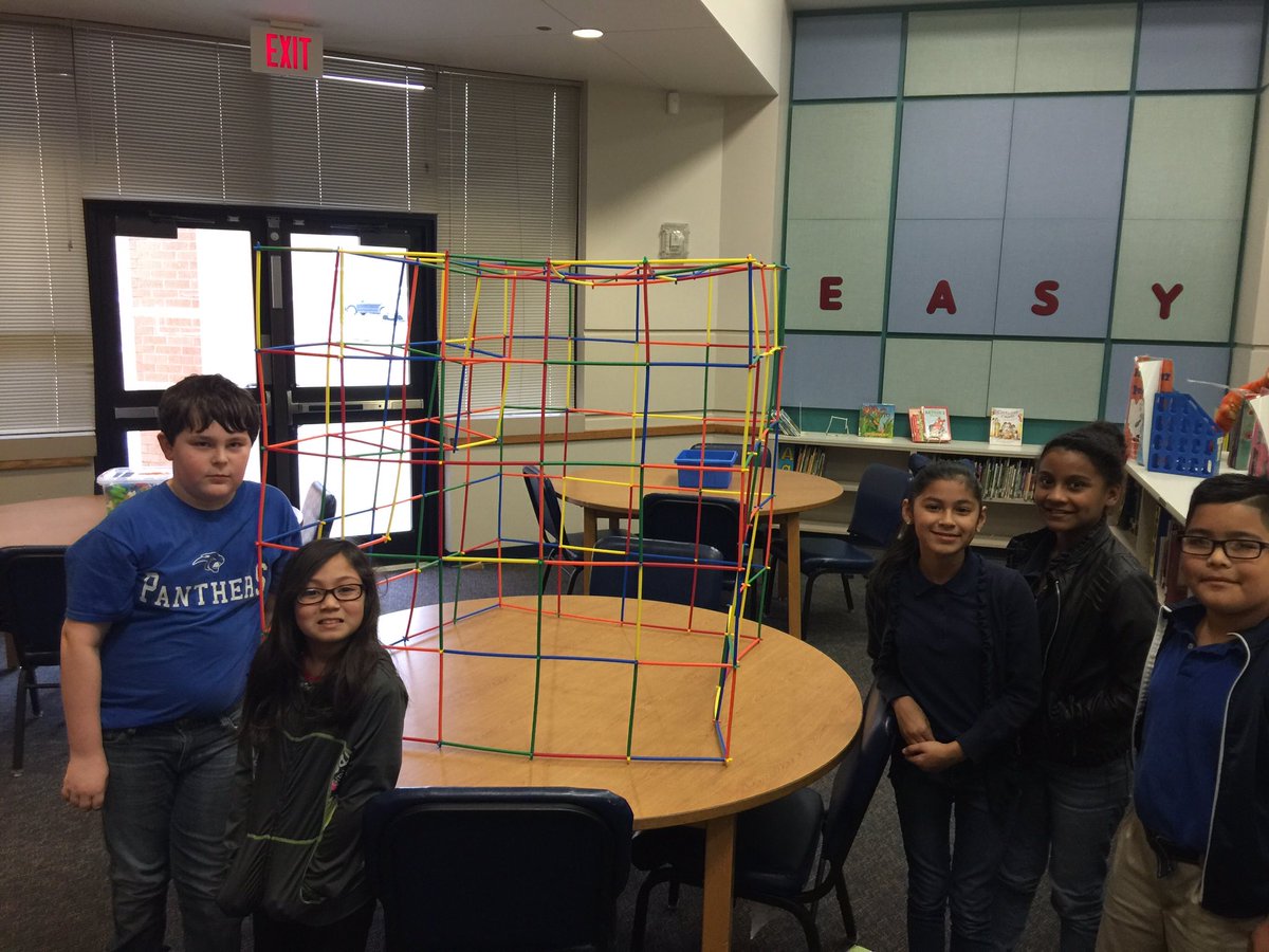 TigersinLibrary's tweet photo. I'm doing my best when this group told me they love the library and this #makerspace makes them excited! Thank you DonorsChoose &amp; Google! https://t.co/5wX0iWqEoC