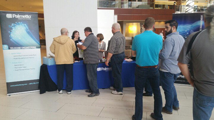 PalmettoEng's tweet photo. Welcoming Attendees to the #PECShowcase 2017! https://t.co/UGLQ51Xd6d