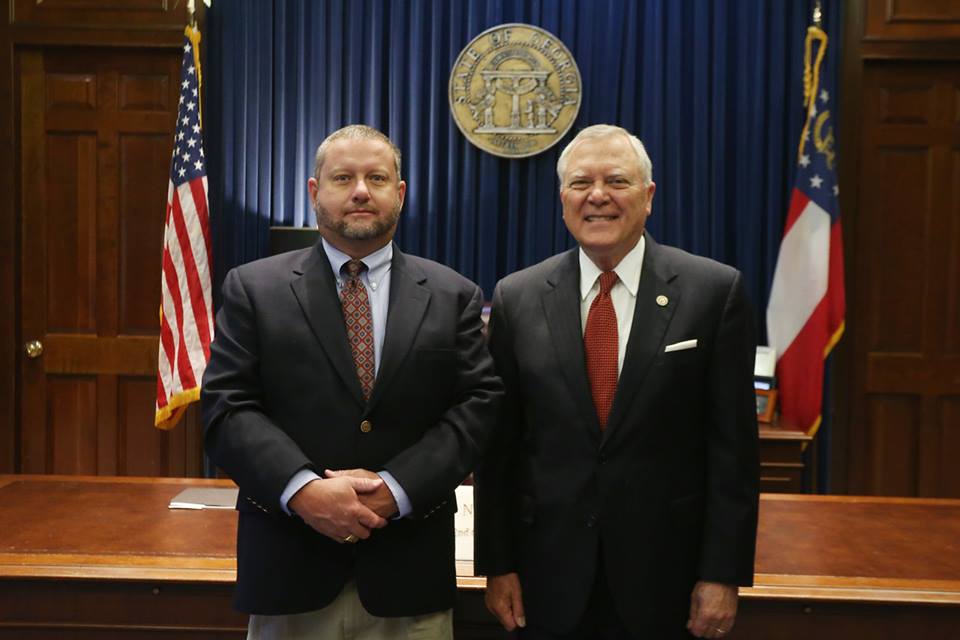 JacksonEMC's tweet image. Congratulations to our Journeyman Lineman Glen Whitley, who accepted an appointment from Gov. Deal to the State's Development Authority.