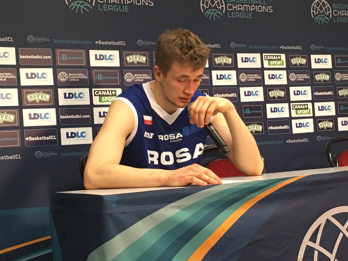 LDLCASVEL's tweet photo. Daniel Szymkiewicz "On a essayé de se battre à chaque ballon et jusqu'au bout mais l'Asvel est une très bonne équipe" #ASVELRadom https://t.co/bdiLXPdd6V