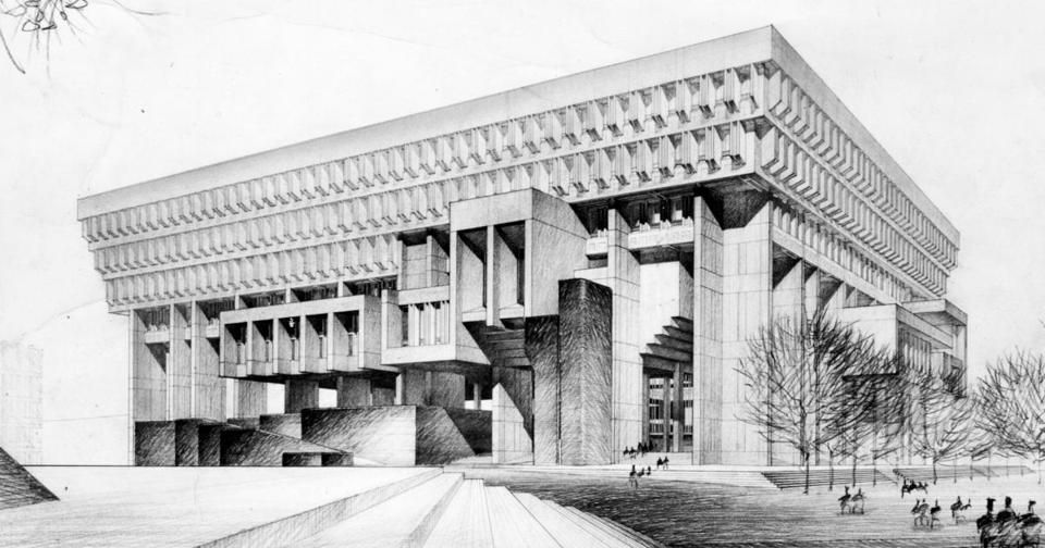 ICMuseumBOS's tweet photo. #Preserve #Reuse #Adapt #Improve -- our proposal for #Boston #CityHall and #CityHallPlaza https://t.co/SLn3eC0PUp https://t.co/Dm5Pjmb4Sp
