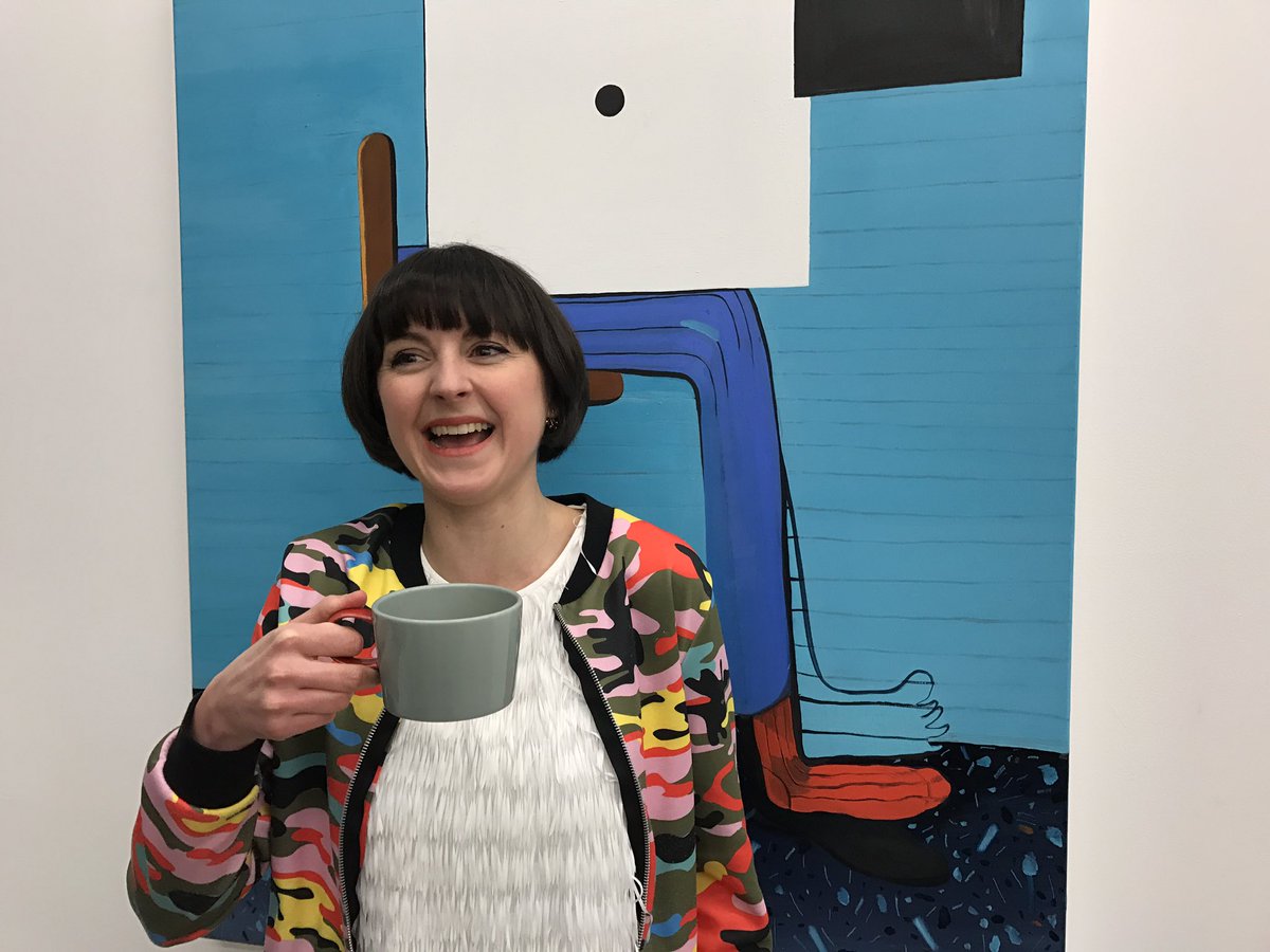 studiolatest's tweet photo. . @emma_cousin and #MillyPeck at the opening of their joint show #Mudhook @TINTYPEGallery tonight. Runs til 18 February #emergingartists https://t.co/rYIZZvlZw3