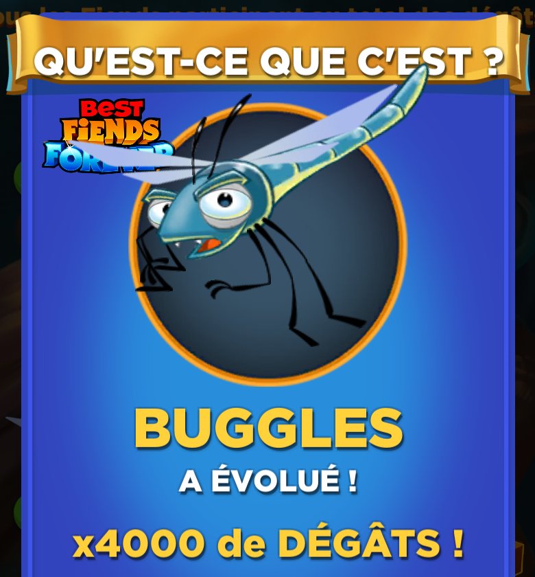 Kreen3 on Twitter "Je viens de faire évoluer Buggles dans 