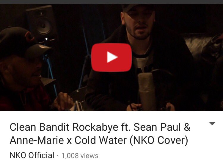 WWNKOUPDATES's tweet photo. There is now 1000 + views on NKO'S Mash Up cover of Rockabye &amp; Cold Water 💛👑 https://t.co/iCyBDAPhmg