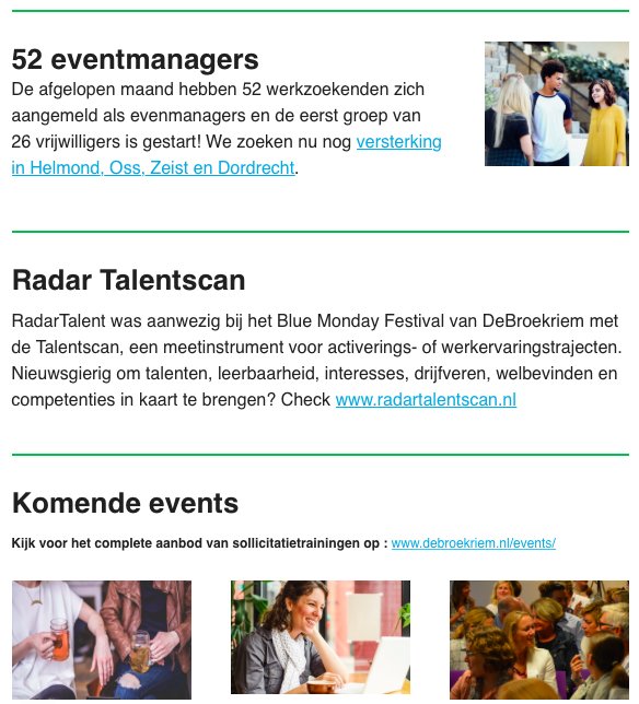 Bijna 10.000 mensen ontvangen vandaag de nieuwsbrief van @DeBroekriem met updates én een link naar #BlueMonday-'partner' #Radartalentscan.nl