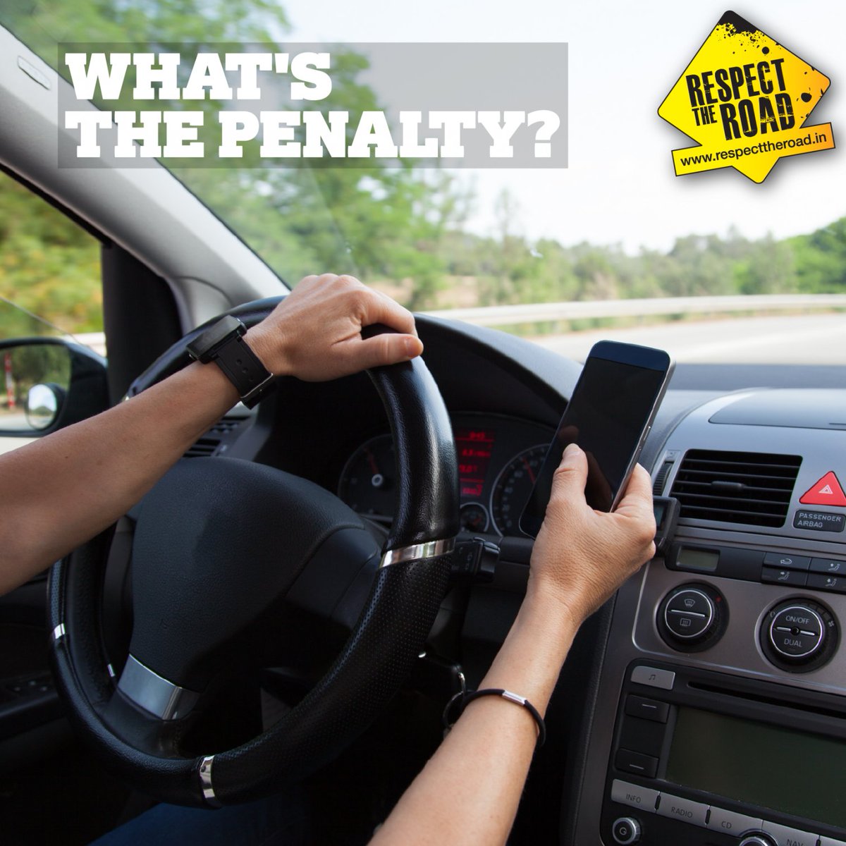Tell us what is the penalty for - 1. Driving without a valid license. 2. Driving by minor 3. Displaying 'Applied for‘