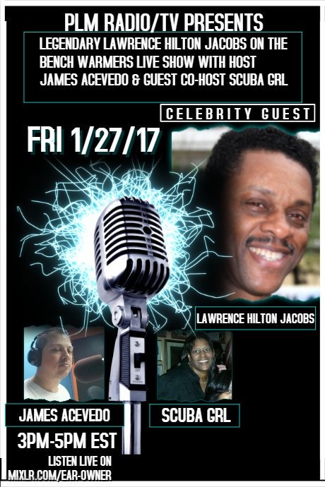 JimmyAce73's tweet photo. 3 DAYS UNTIL @TBWSPodcast LIVE W/ME &amp; GUEST CO-HOST @scubagrl5! OUR 4PM EST GUEST IS LAWRENCE HILTON JACOBS! https://t.co/ZhlvQQ3Ip7 #PLM https://t.co/KXRHhXutoM